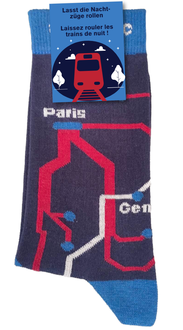 Nachtzug-Socken
