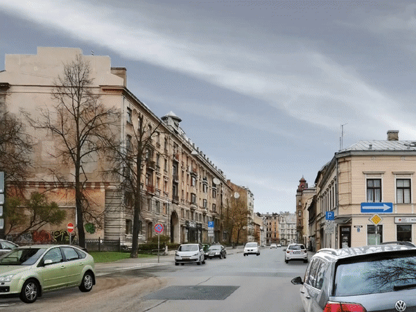 Verschwindende Autos