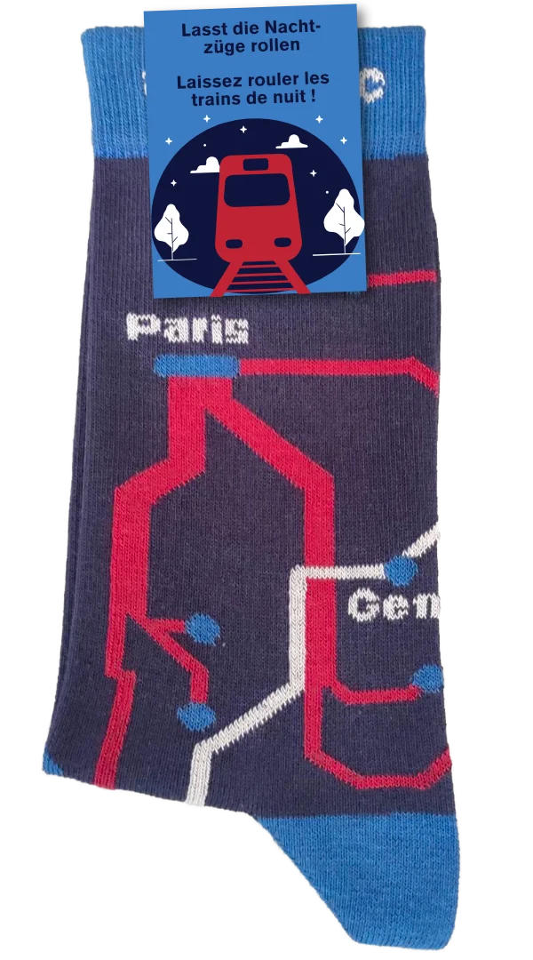 Nachtzug-Socken