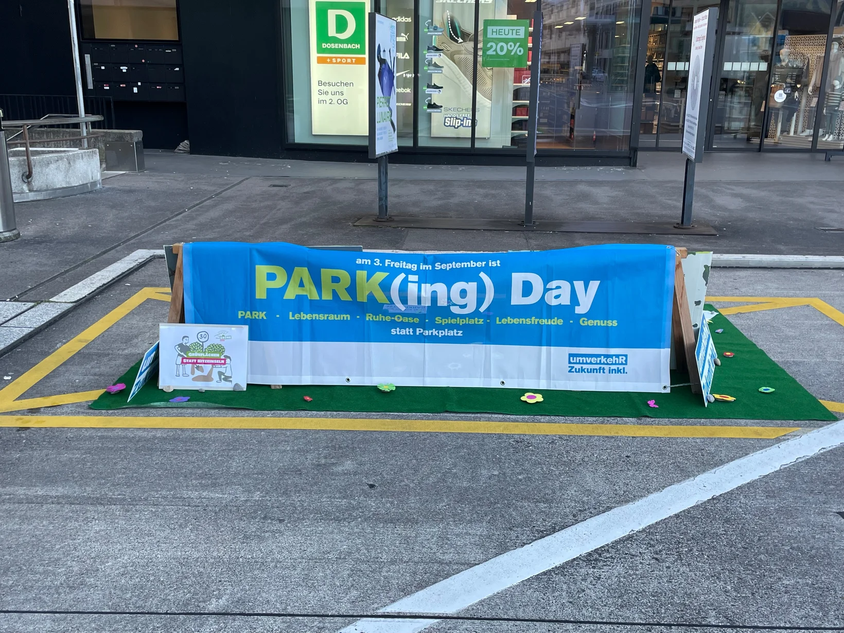 grün statt grau in Baden