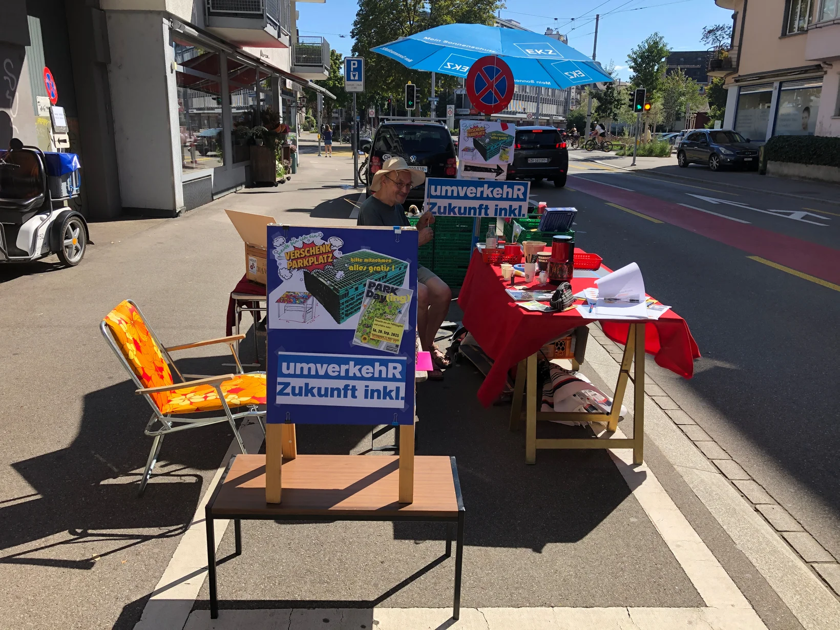 PARK(ing) Day Zürich, Kehlhoftrasse