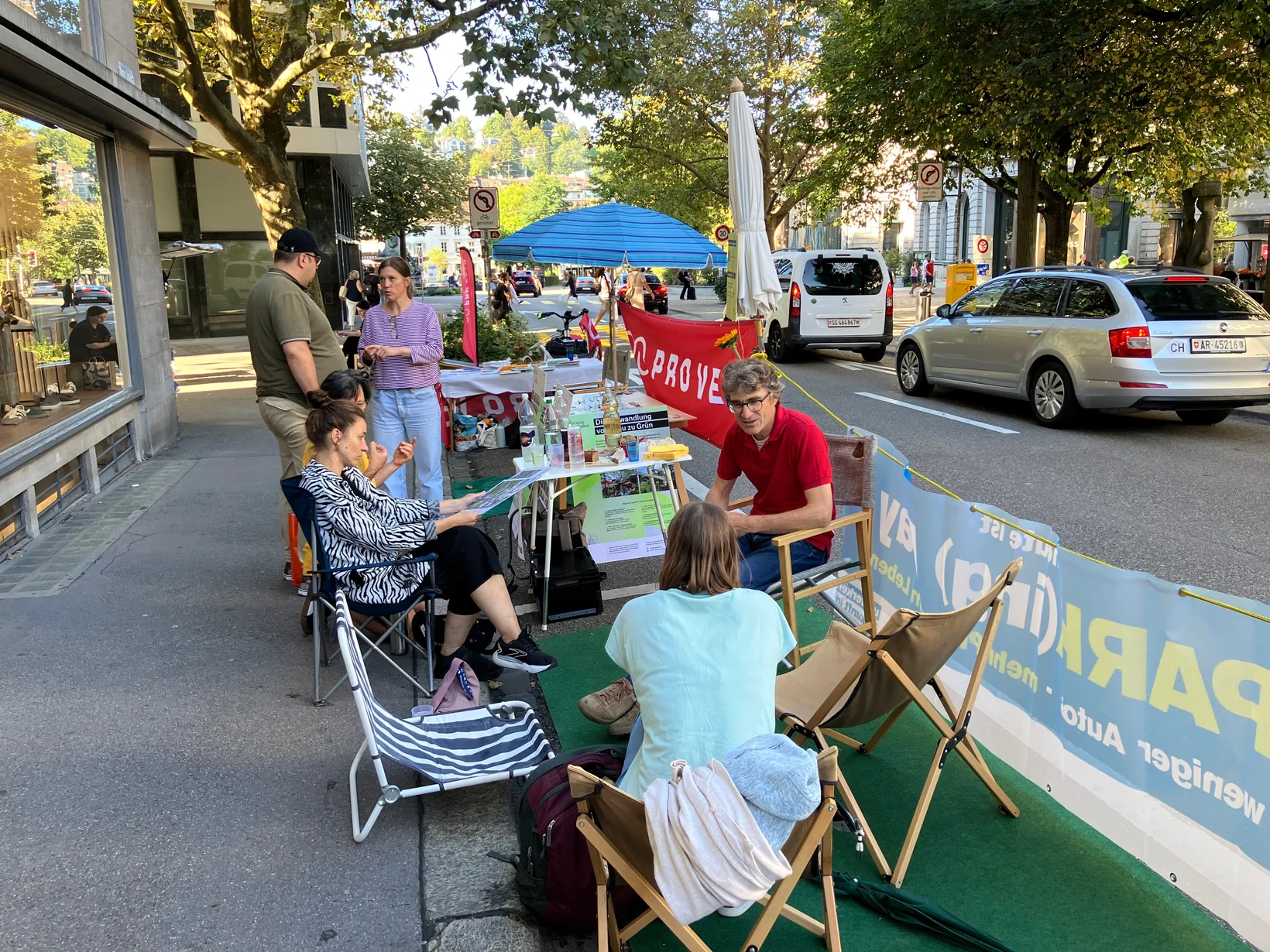 PARK(ing) Day, St. Gallen, Oberer Graben