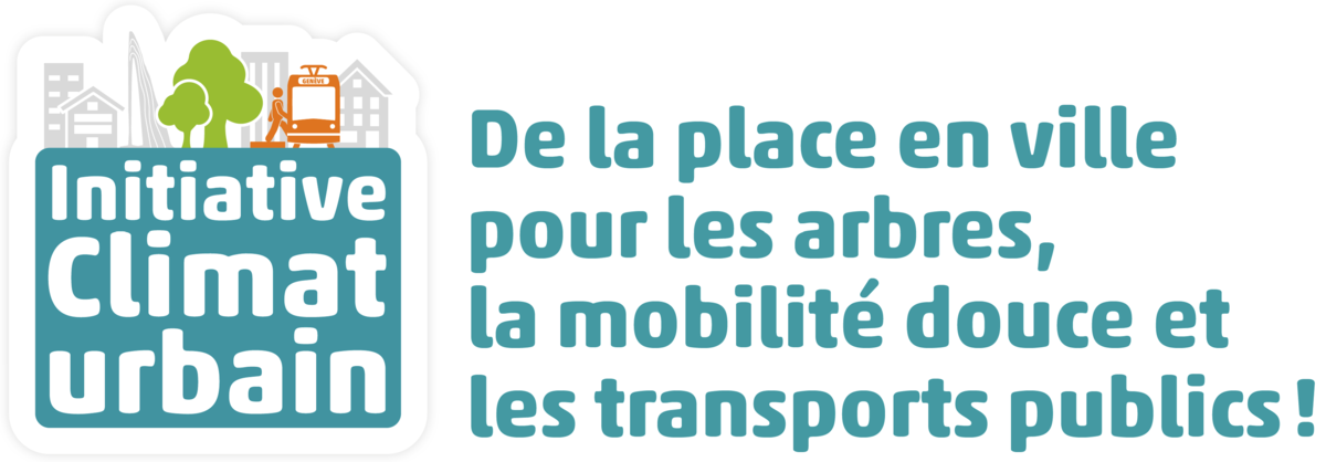 De la place en ville pour les arbres, la mobilité douce et les transports publics!