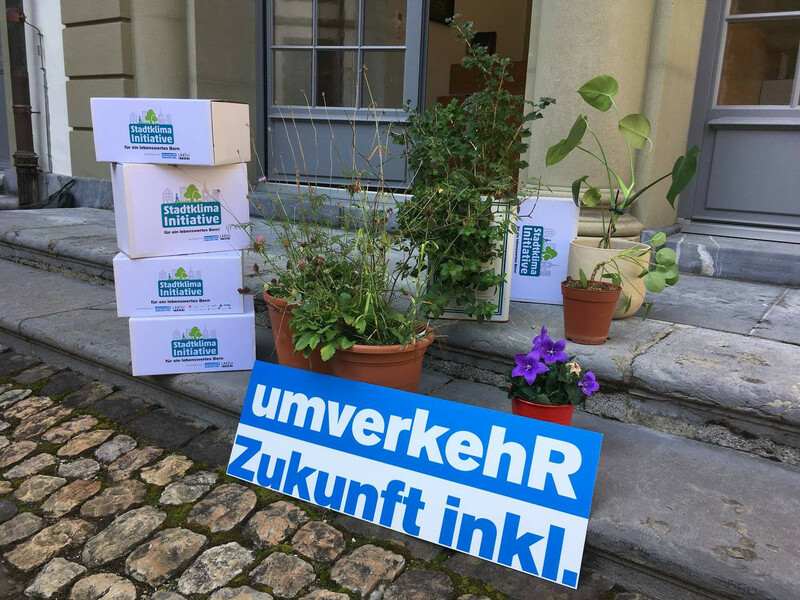 Einreichung Stadtklima-Initiative Bern