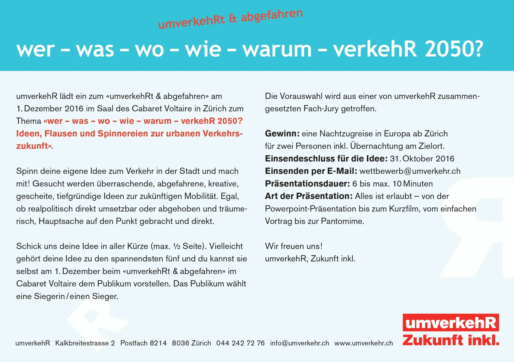 Flyer Wettbewerb Flyer Wettbewerb