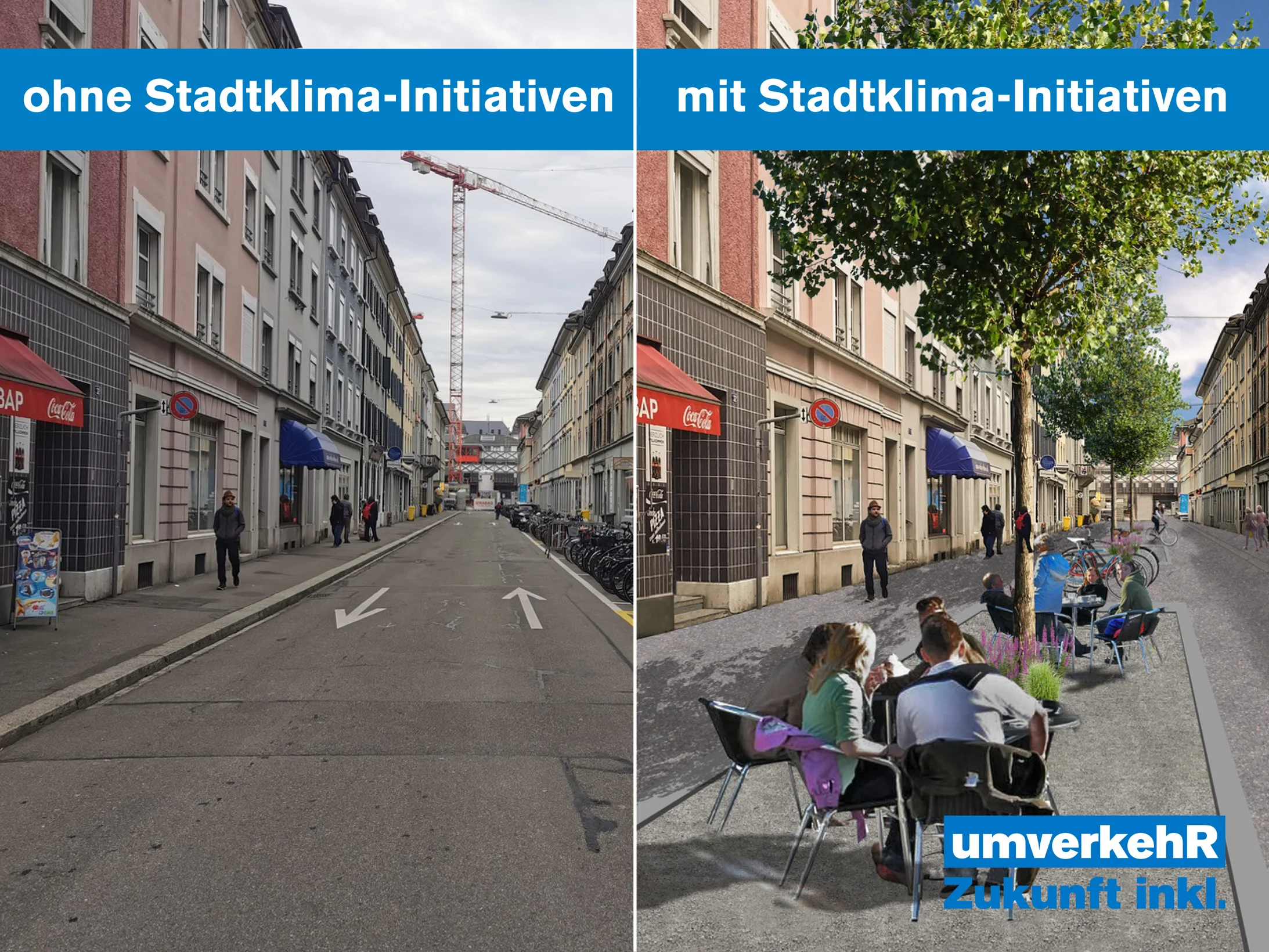 Strassenbild aus Winterthur