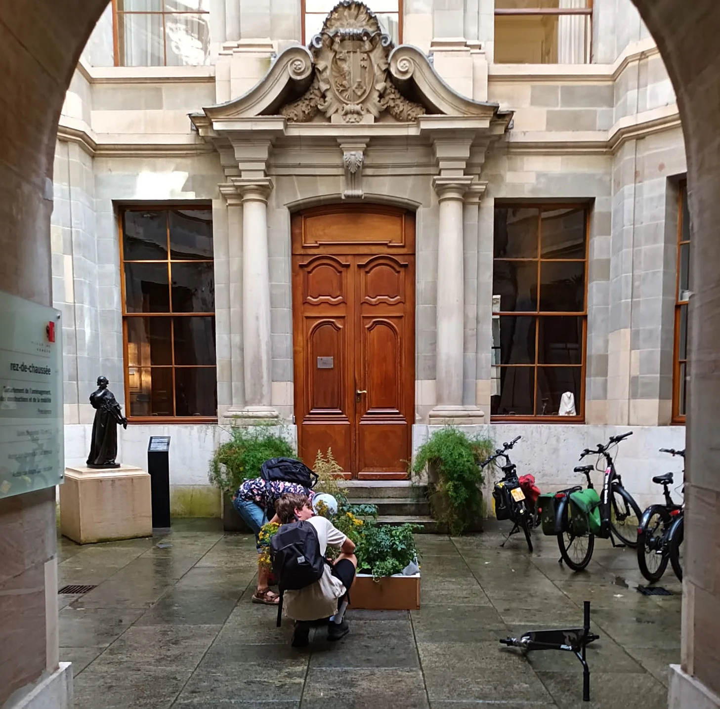 Bac de protestation