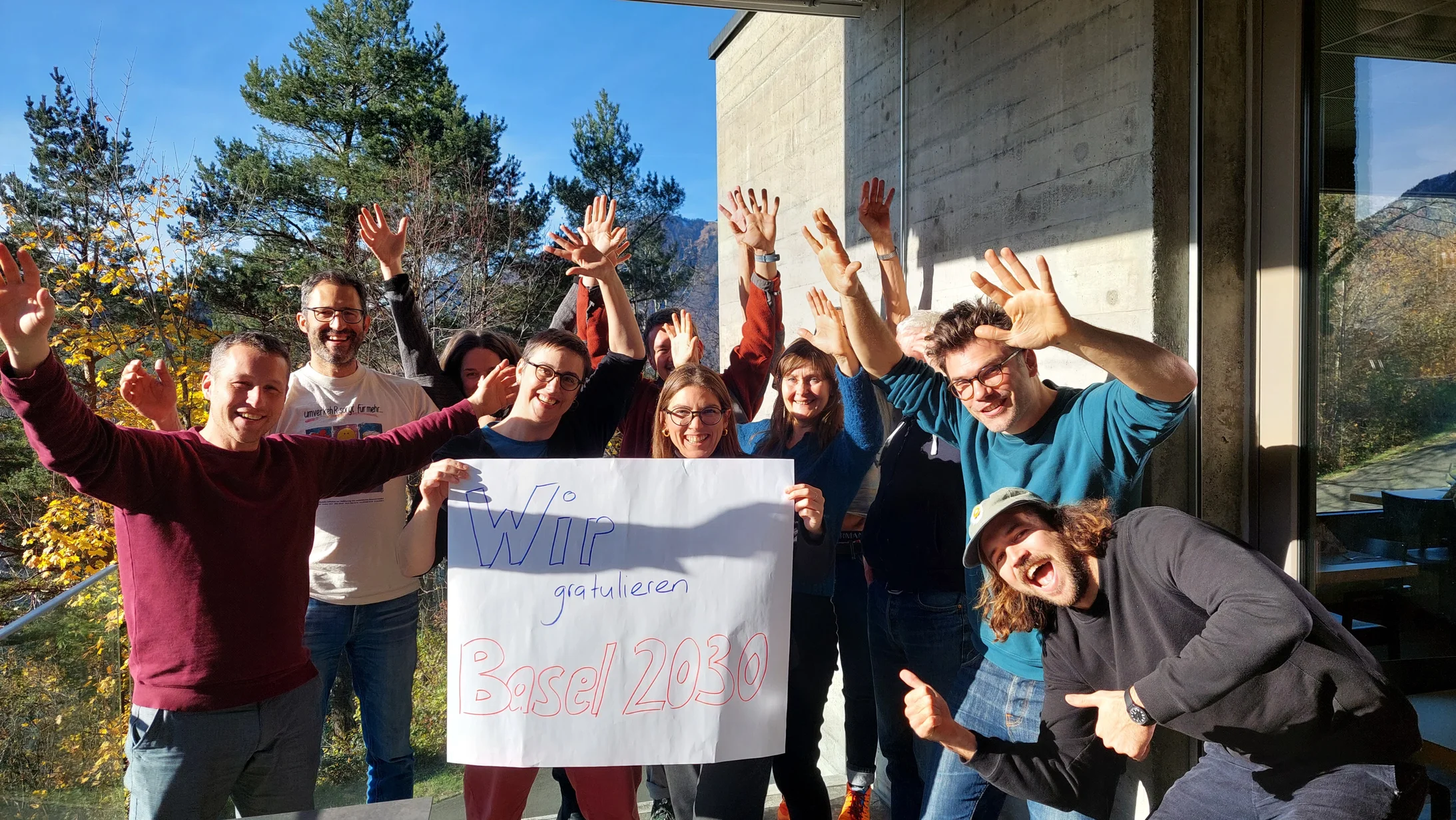 Gratulation an Basel 2030 Gratulation an Basel 2030