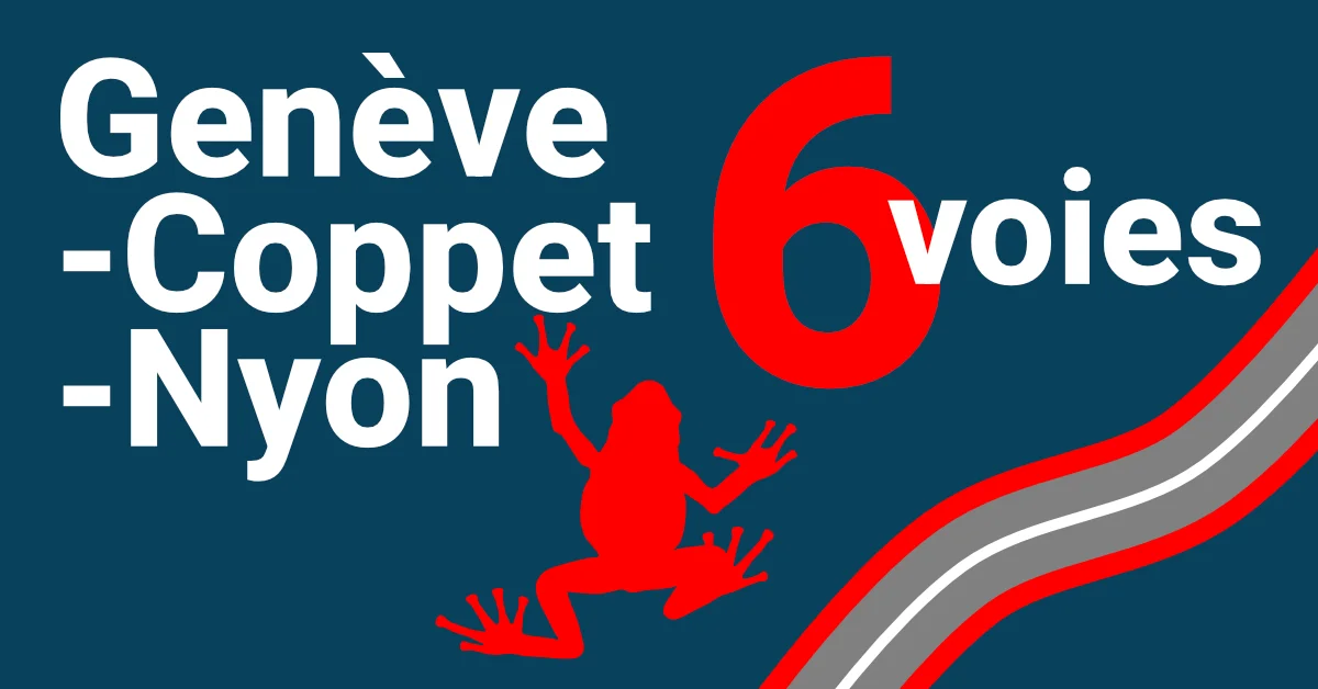 Projet Genève-Nyon 6 voies