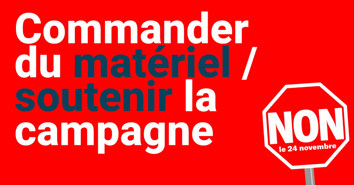 commander du matériel ou faire un don