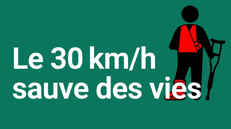 Le 30km/h sauve des vies