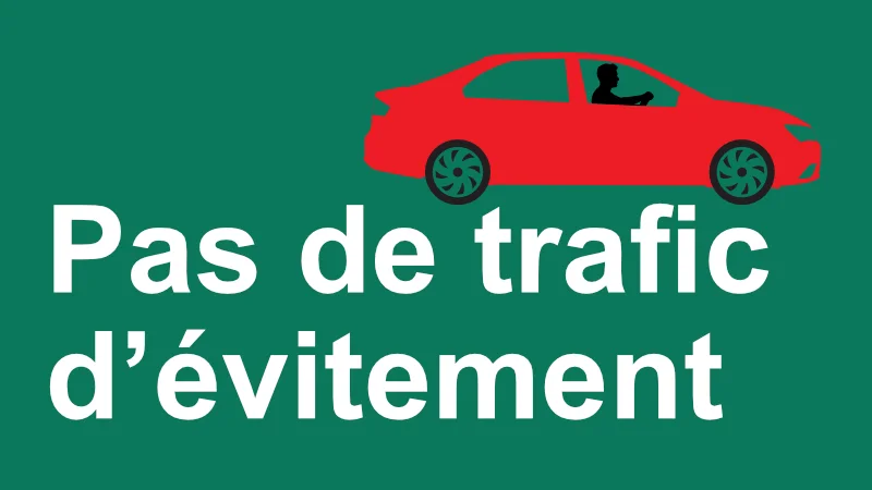 trafic d'évitement 