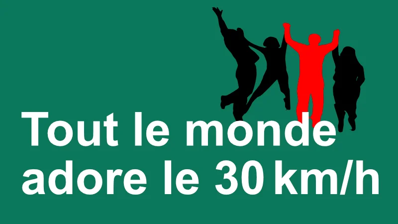 tout le monde adore le 30km/h