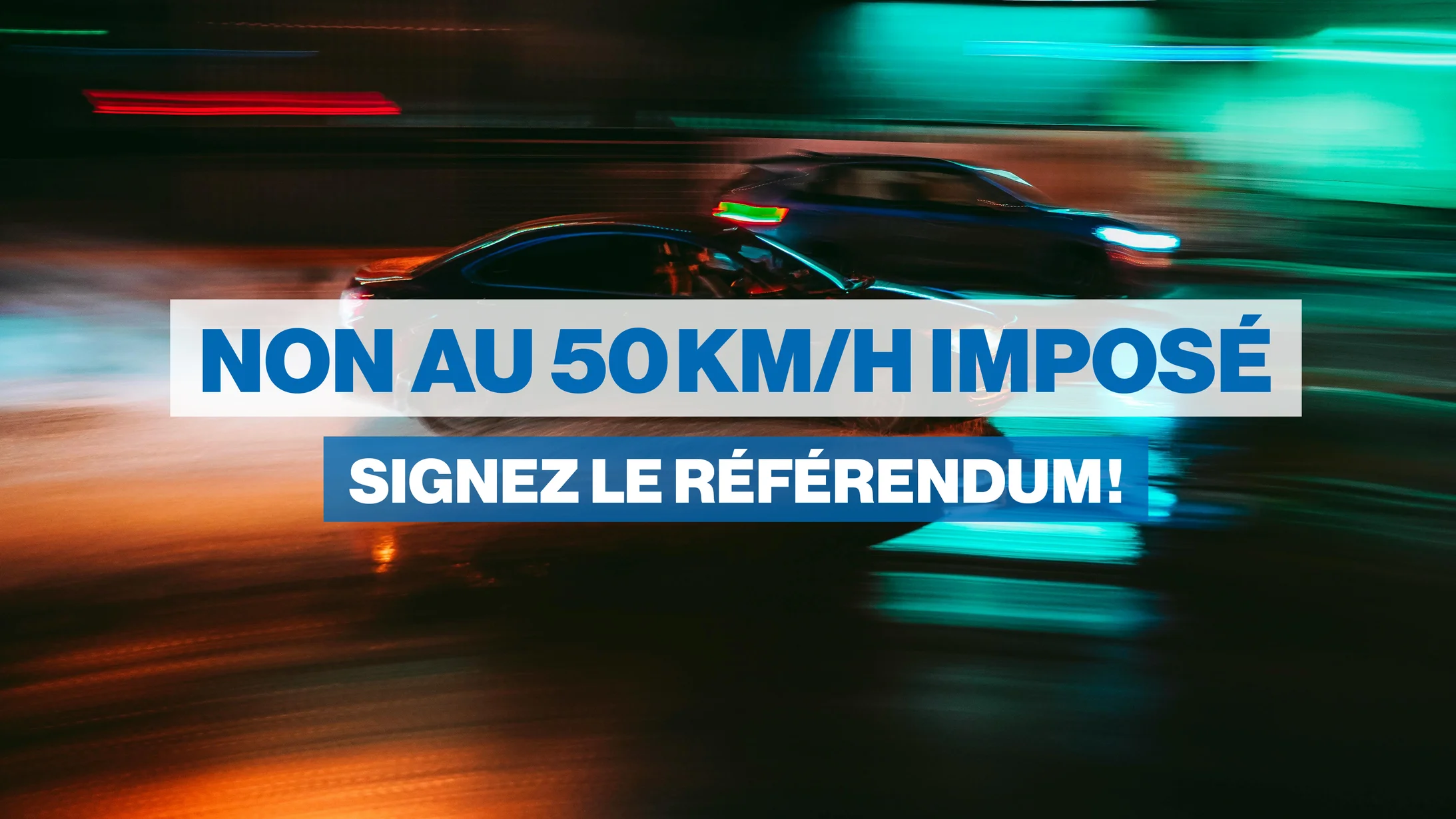 NON au 50km/h imposé