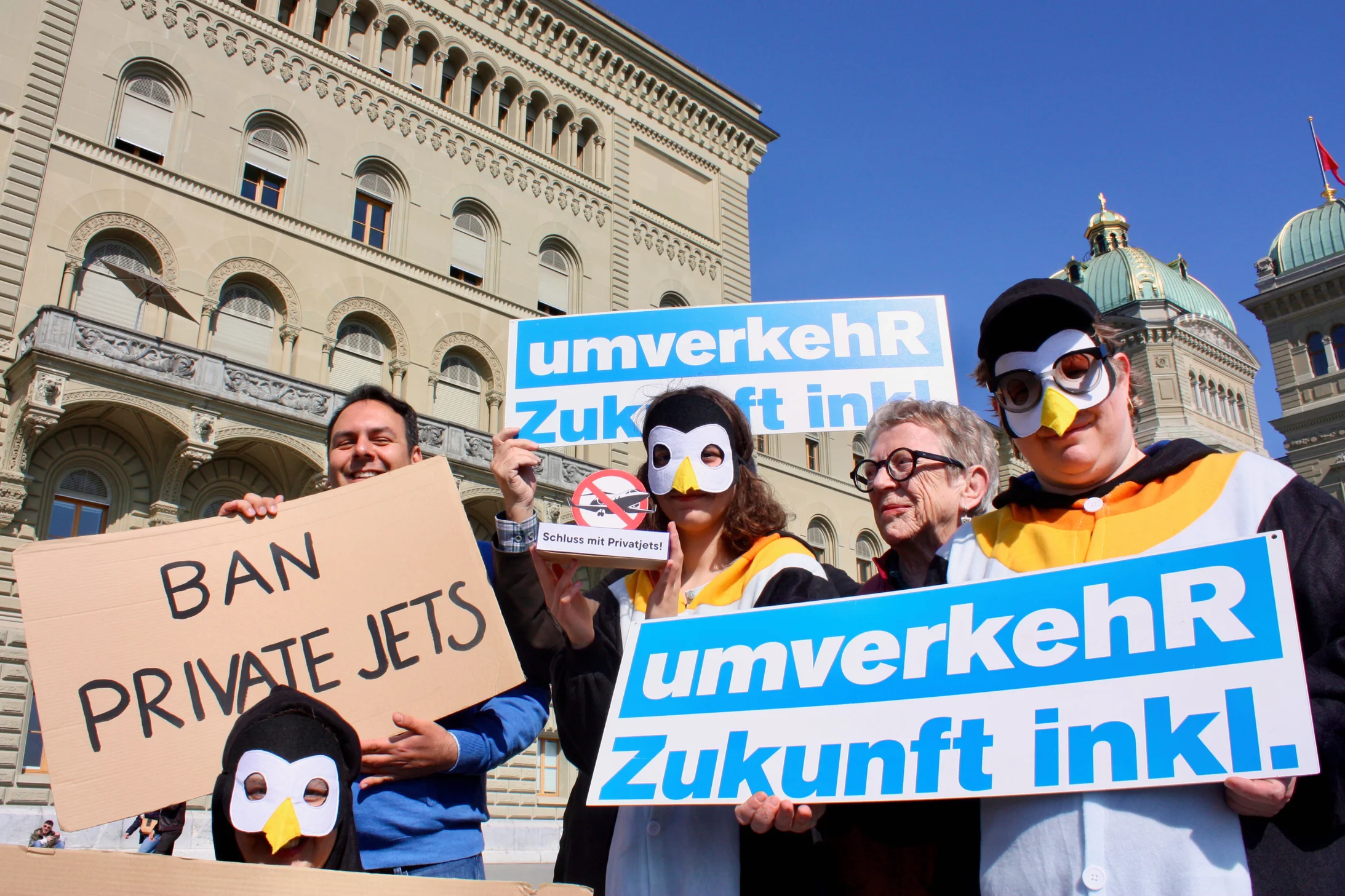 Einreichung Petition Privatjetverbot