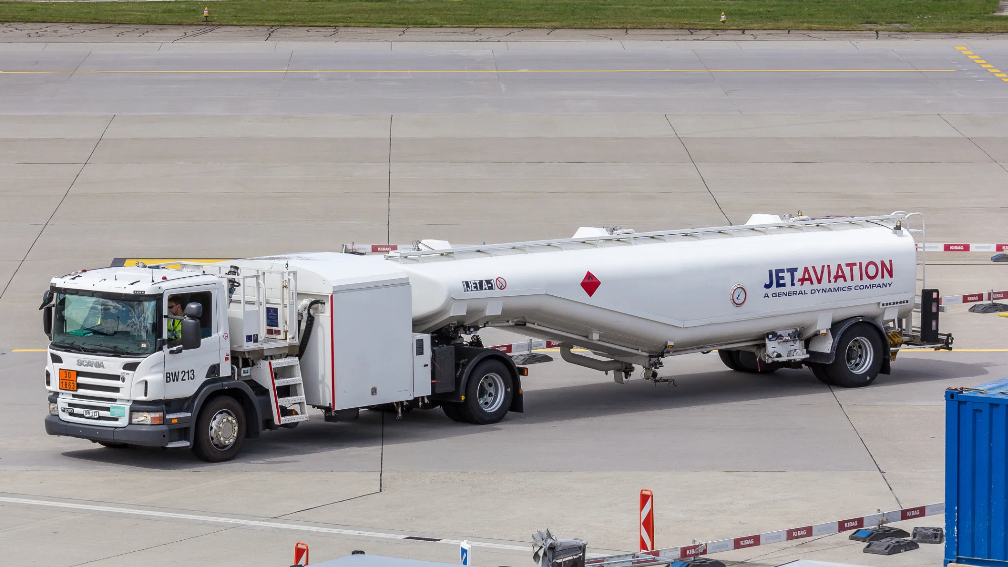 Jet Aviation tank truck