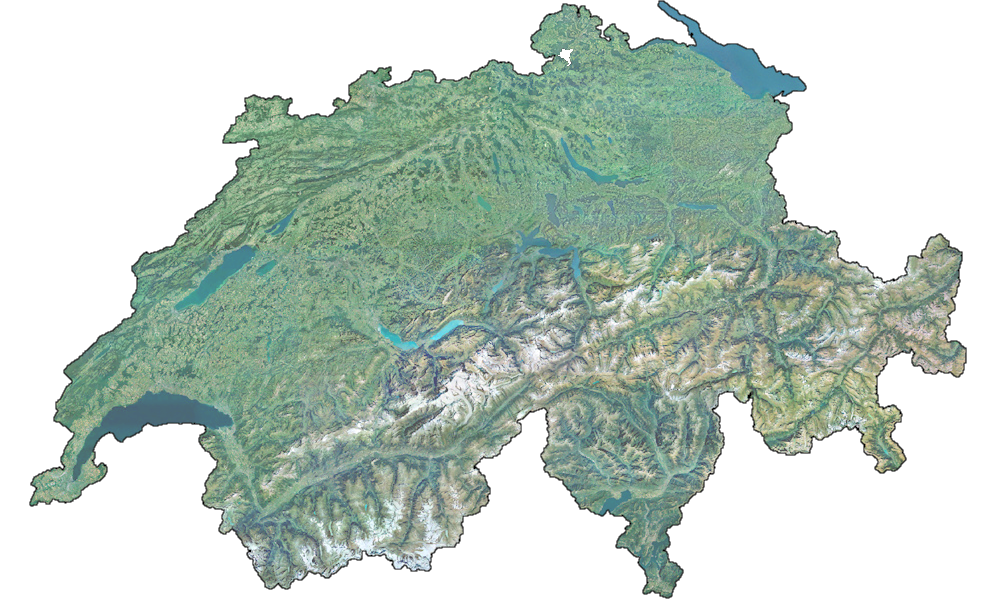 Schweiz Luftbild