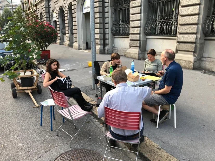 Hier könnte ein Baum stehen von Kaj am PARK(ing) Day 2020 in Glarus