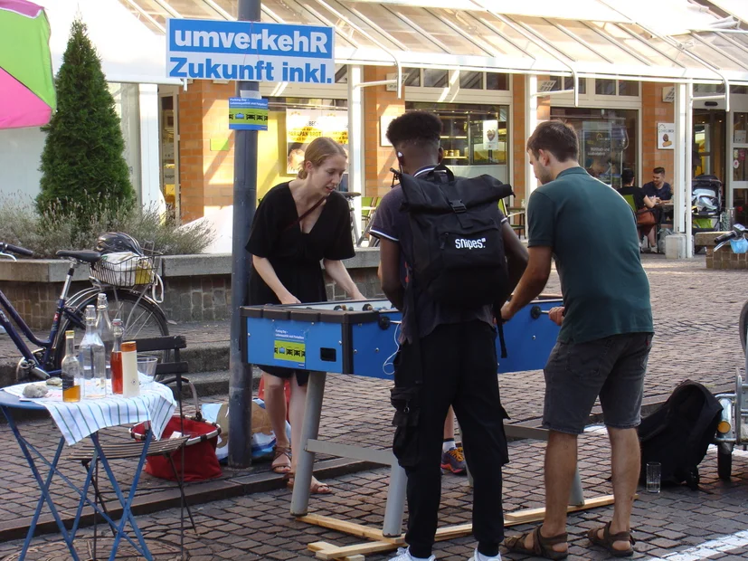 Spiele statt Parkplatz am PARK(ing) Day 2020 in Burgdorf