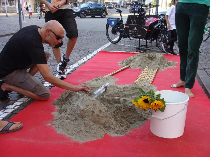 Spiele statt Parkplatz am PARK(ing) Day 2020 in Burgdorf