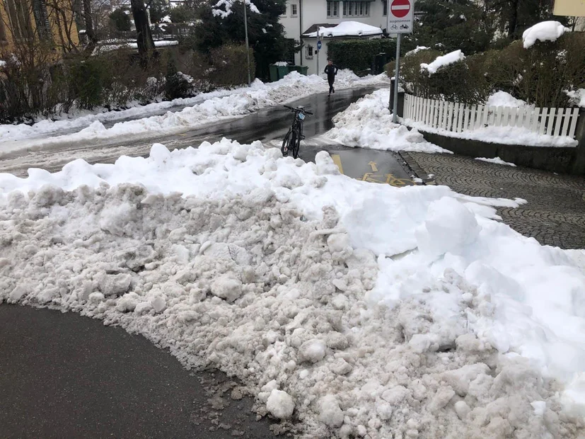 Strassenbild aus Zürich