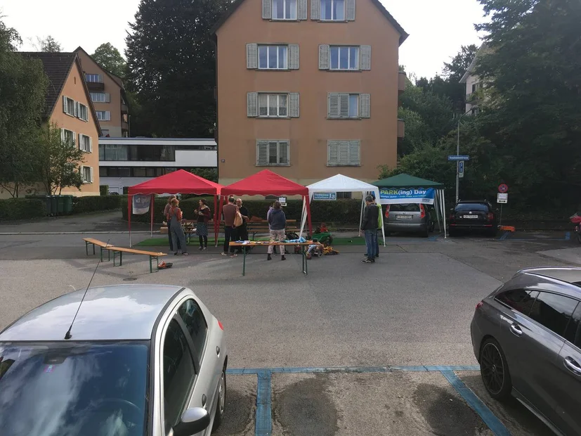 PARK(ing) Day 2022 an der Steinhaldenstrasse in Zürich