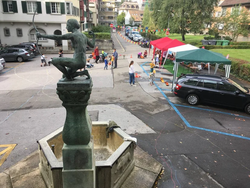 PARK(ing) Day 2022 an der Steinhaldenstrasse in Zürich