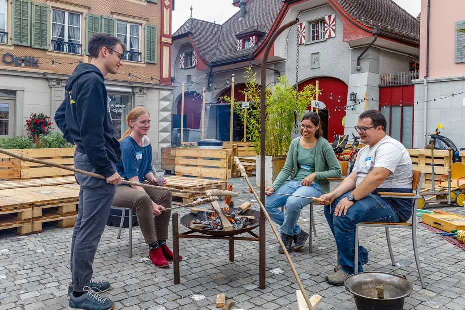 PARK(ing) Day 2022 in Sarnen - Miär machid Platz