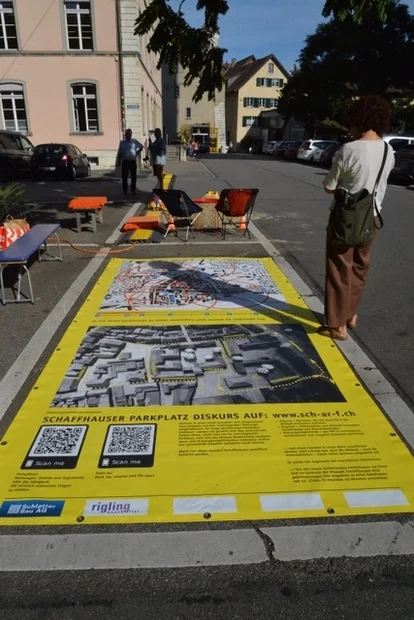 2023 PARKing Day Schaffhausen Kirchplatz (Foto: Stefan Kiss)