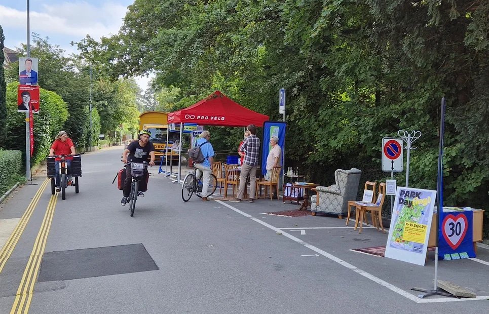 2023 PARKing Day Aarau Bachstrasse (Foto: Hörby Künzi)