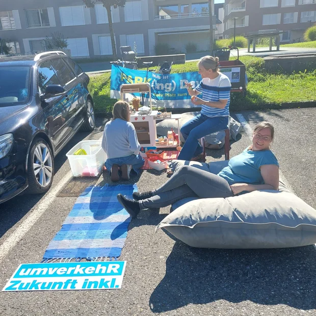 PARK(ing) Day Buchs, Parkplatz Oberdorf