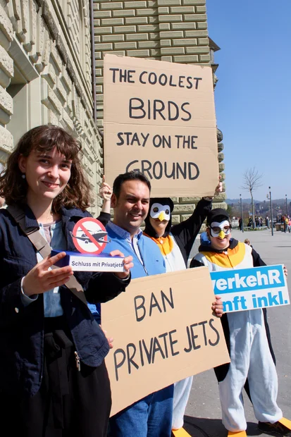 Private Jets petition Hand-in