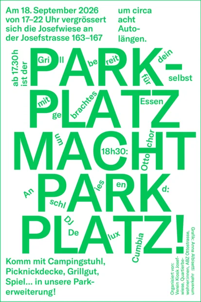 PARK(ing) Day Josefstrasse 163–167