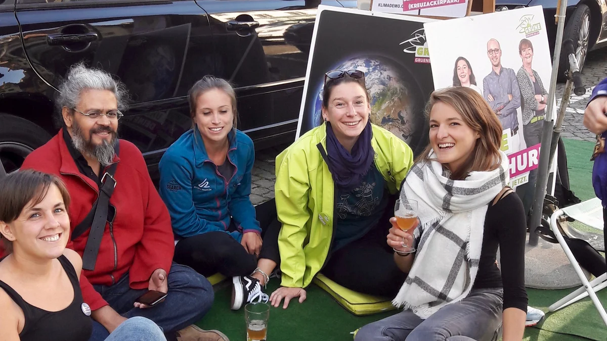 Begegnungsort statt Parkplatz von Barbara und Freunden in Solothurn  am PARK(ing) Day 2019