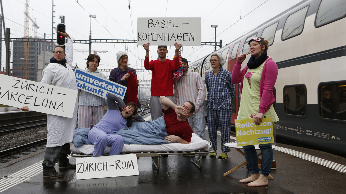 Foto einer Aktion der Regionalgruppe Zürich