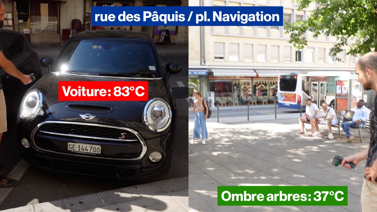 Voitures en surchauffe