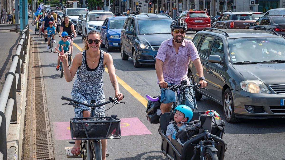Bandes Cyclables Plainpalais-Cornavin (GE)