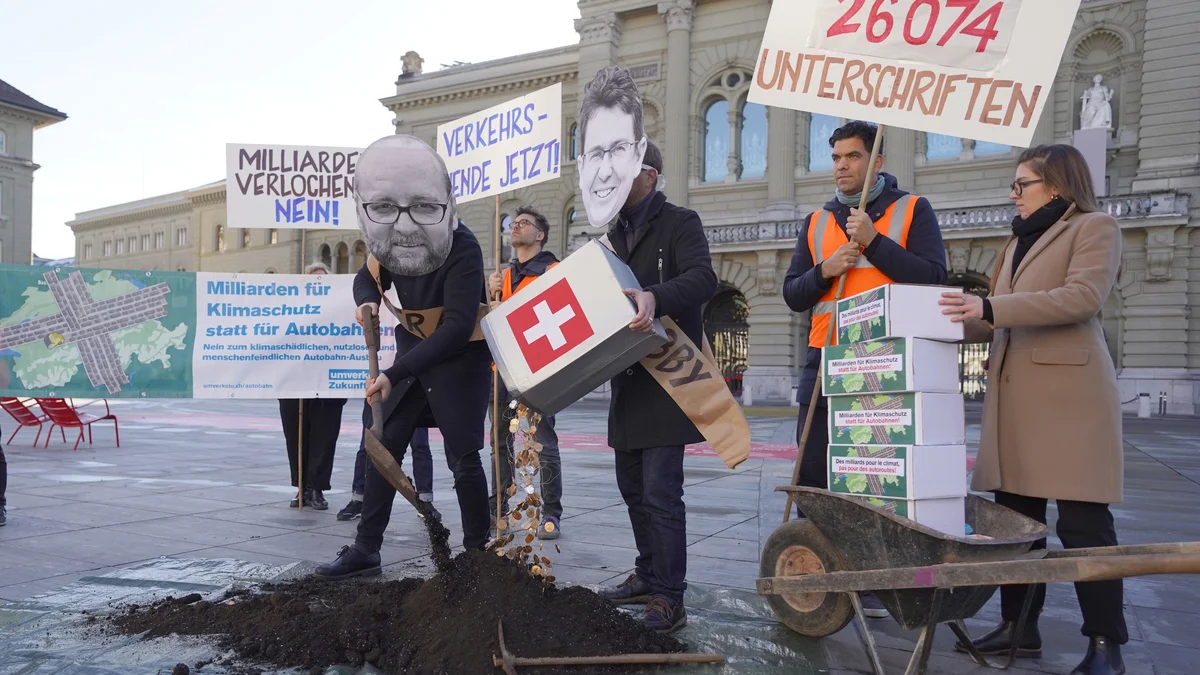 Einreichung Petition Klimaschutz statt Autobahnen