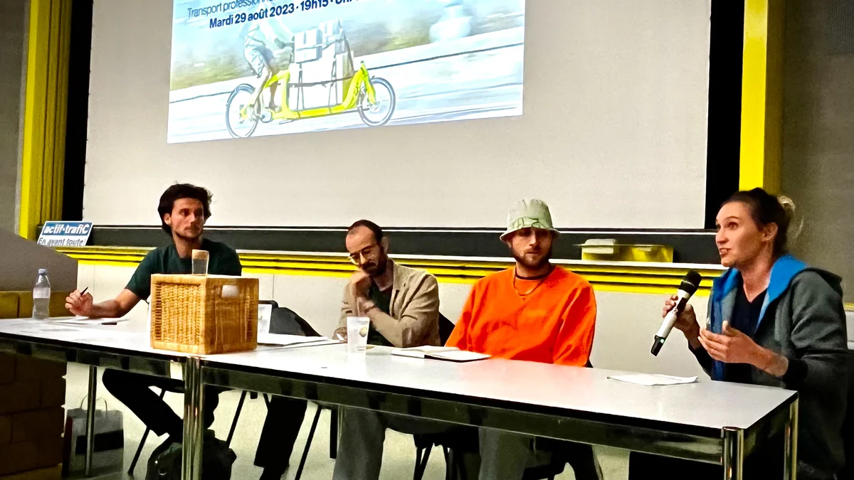 Table ronde vélo cargo