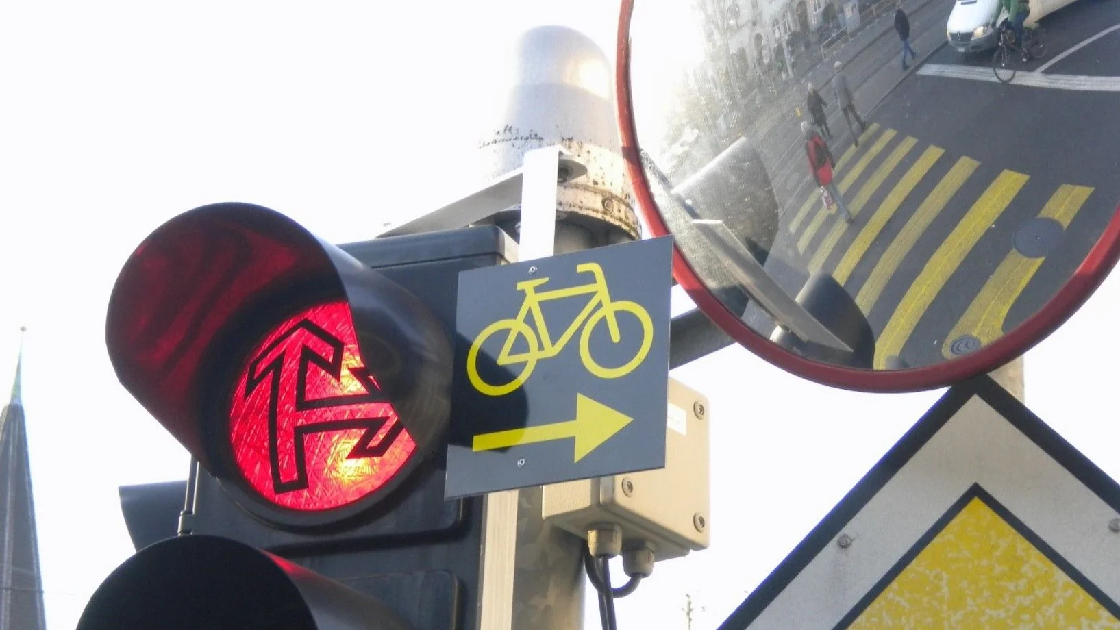 Tourner à droite vélo