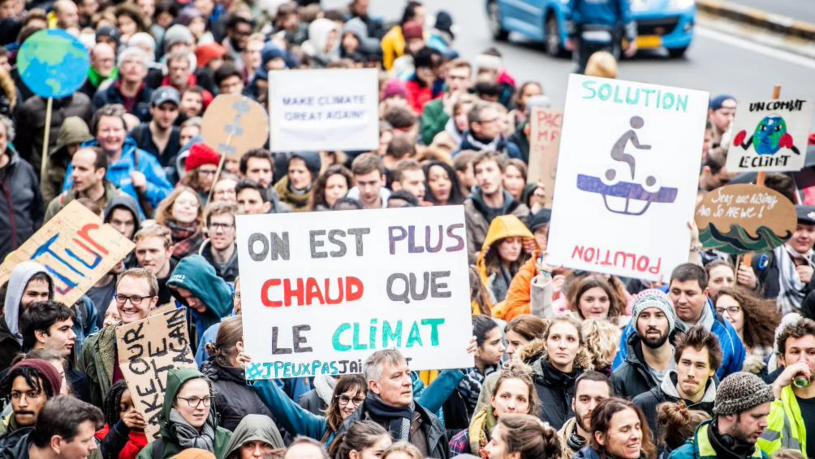 Urgence climatique manifestation
