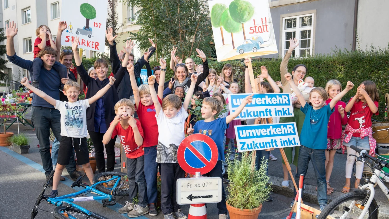 Brot und Spiele von Alexander und Freunden in Basel am PARK(ing) Day 2019