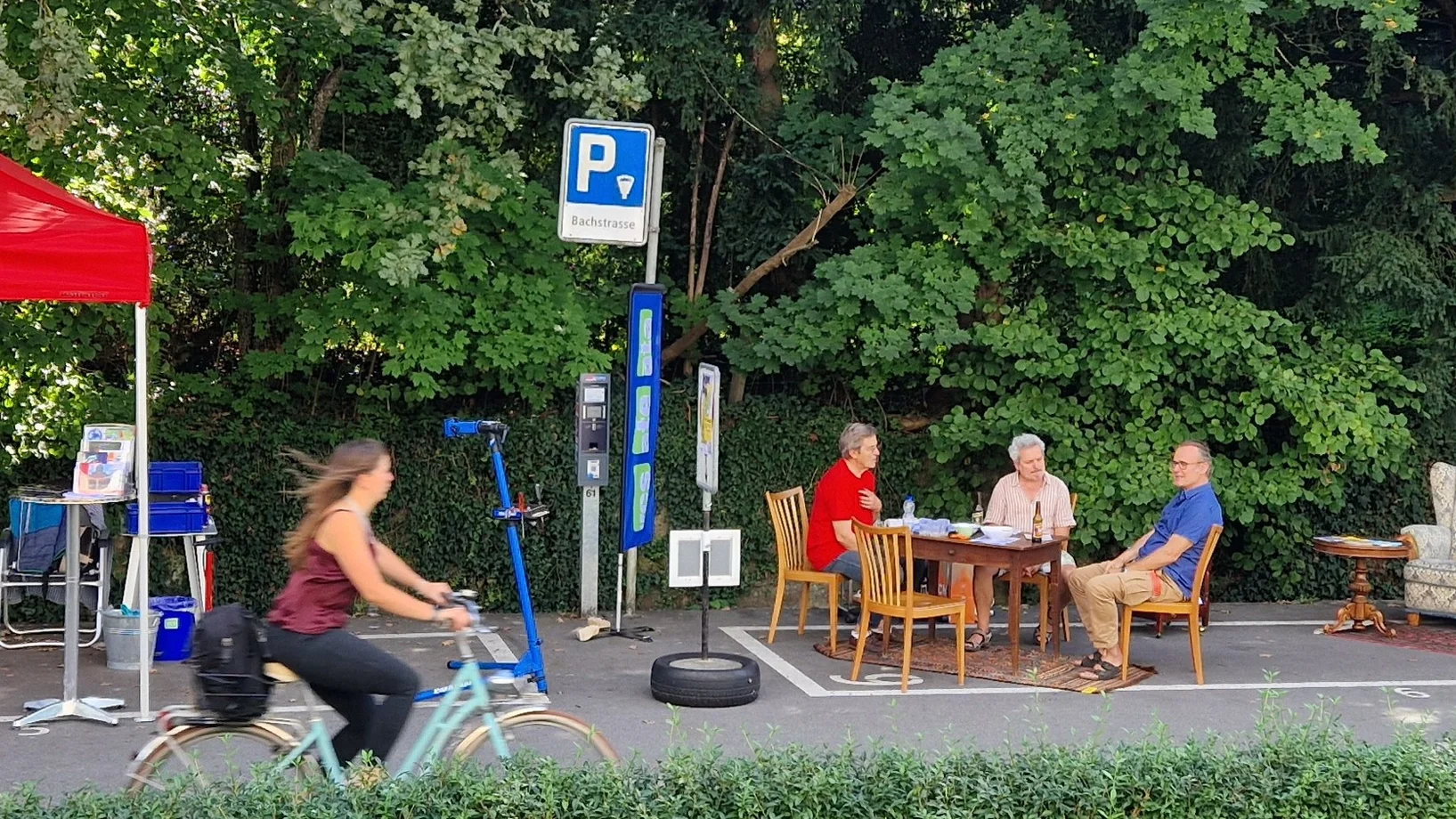 PARKing Day Aarau Bachstrasse (Foto: Hörby Künzi)