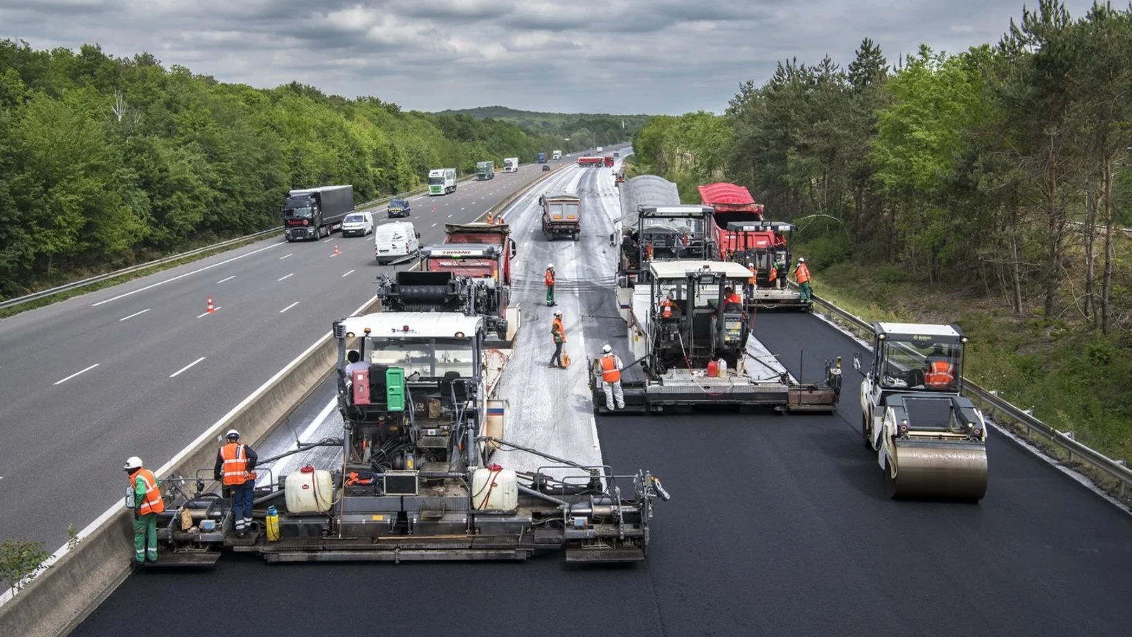 Construction autoroute