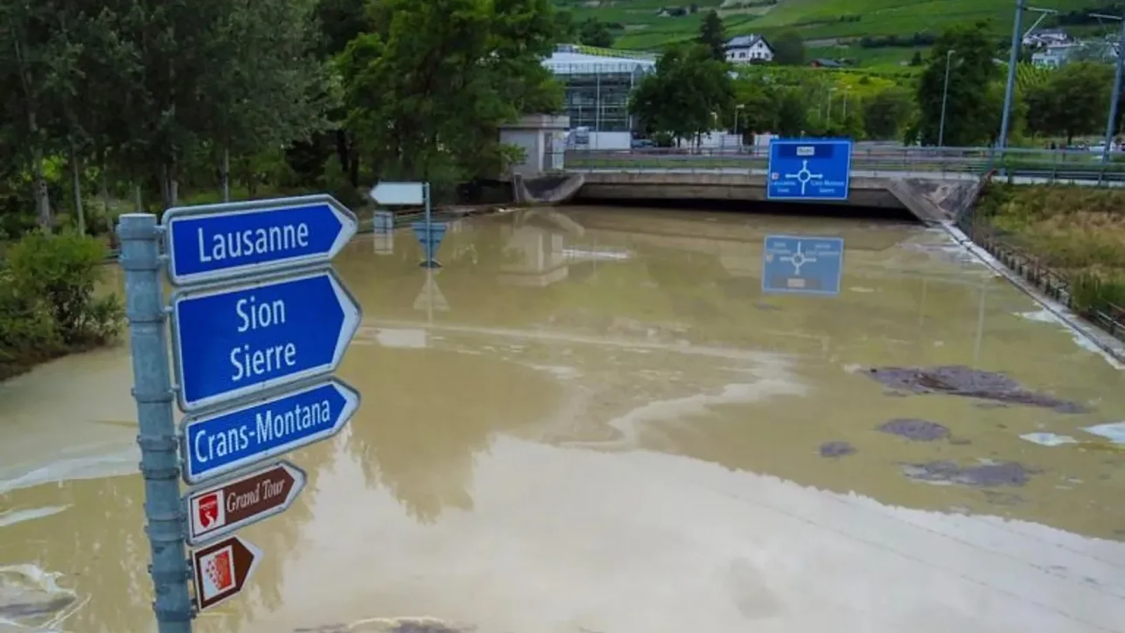 Inondation Sierre