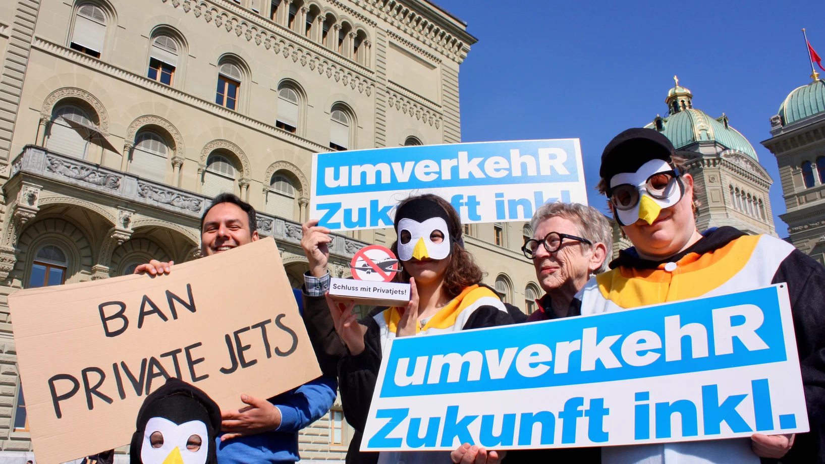 Einreichung Petition Privatjetverbot