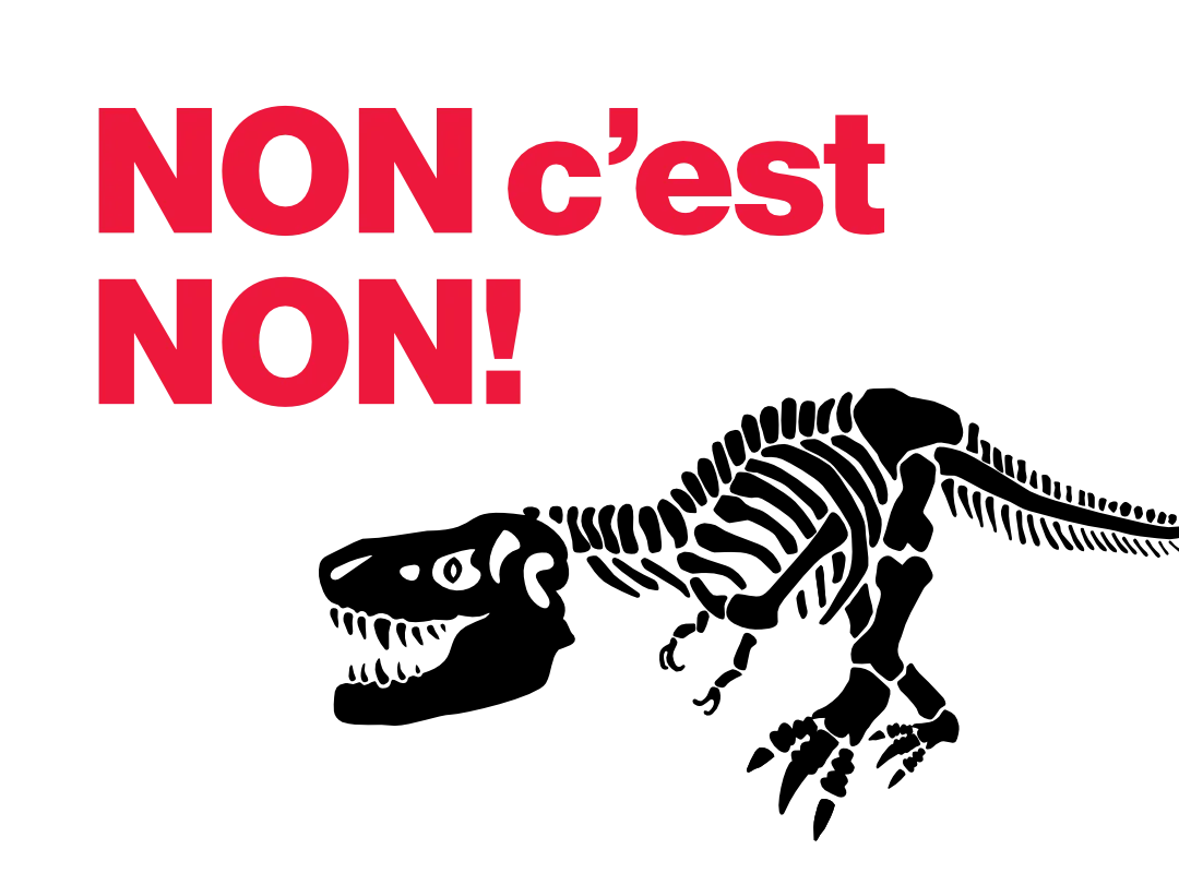 NON c’est NON!